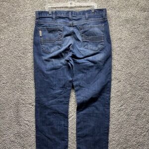 Cinch Jeans Mens 38x36 Blue Denim MB64537 Western Straight Leg Cowboy Dark EUC